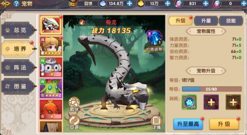 梦幻大陆手游最强宠物阵容